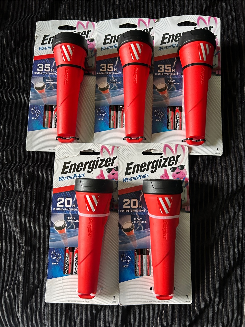 Energizer Weather Ready Set of 5 Emergency Flashlights
